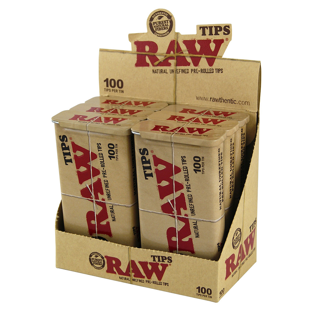 RAW Tips Classic filtros de papel orgánicos, RAW